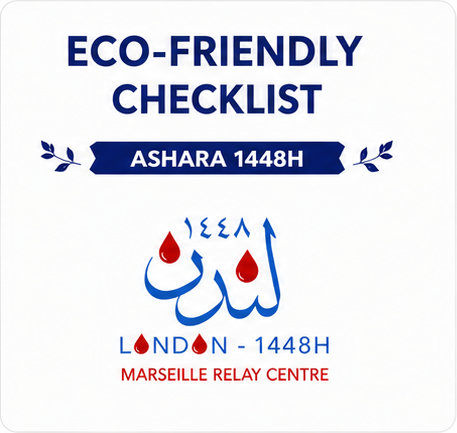 Eco-friendly checklist — Ashara 1448H, Marseille Relay Centre